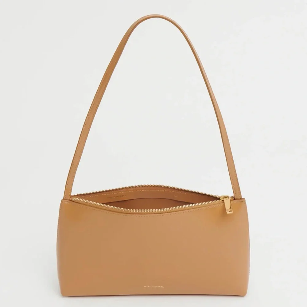 🆕 Mansur Gavriel Gaia Leather Shoulder Bag - Picture 6 of 12